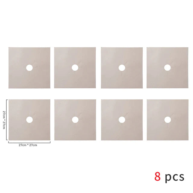 Lot de 8 protèges cuisinière