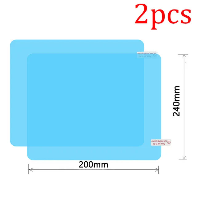 Lot de 2 Films Anti-Pluie et Buée pour Voiture