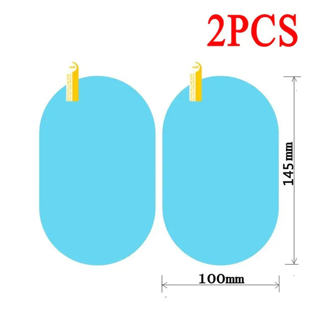 Lot de 2 Films Anti-Pluie et Buée pour Voiture