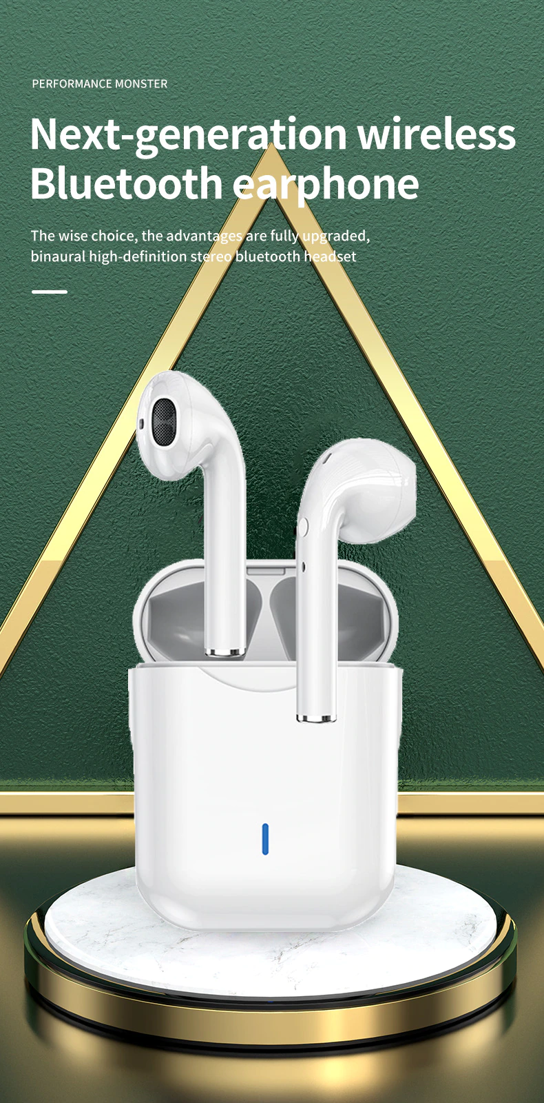 Écouteurs sans fil pro+ bluetooth