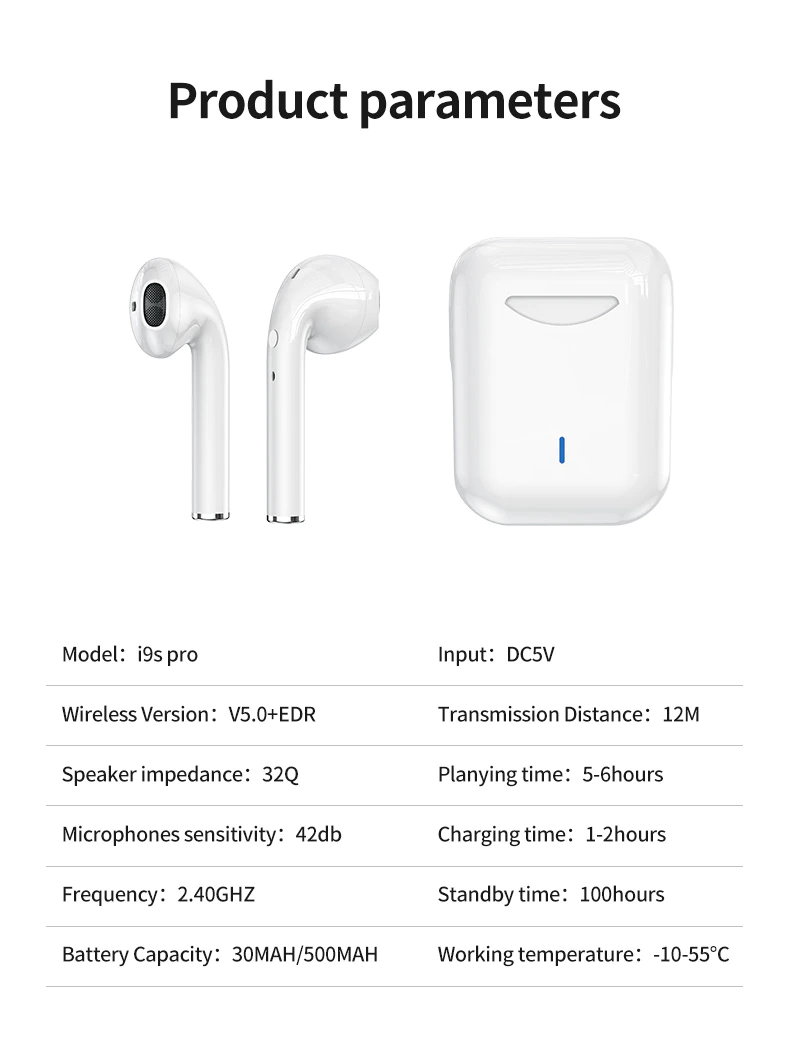 Écouteurs sans fil pro+ bluetooth