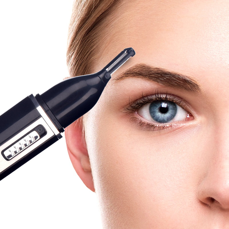 Tondeuse 4 en 1 pour barbe, oreilles, nez et cheveux