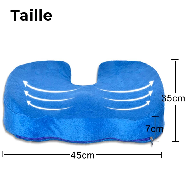 Coussin de Siège Orthopédique en Gel