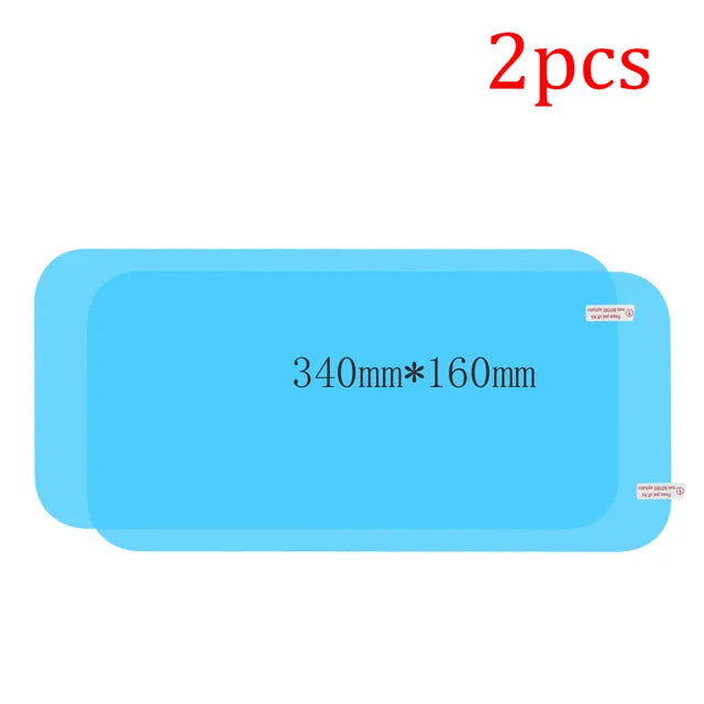 Lot de 2 Films Anti-Pluie et Buée pour Voiture